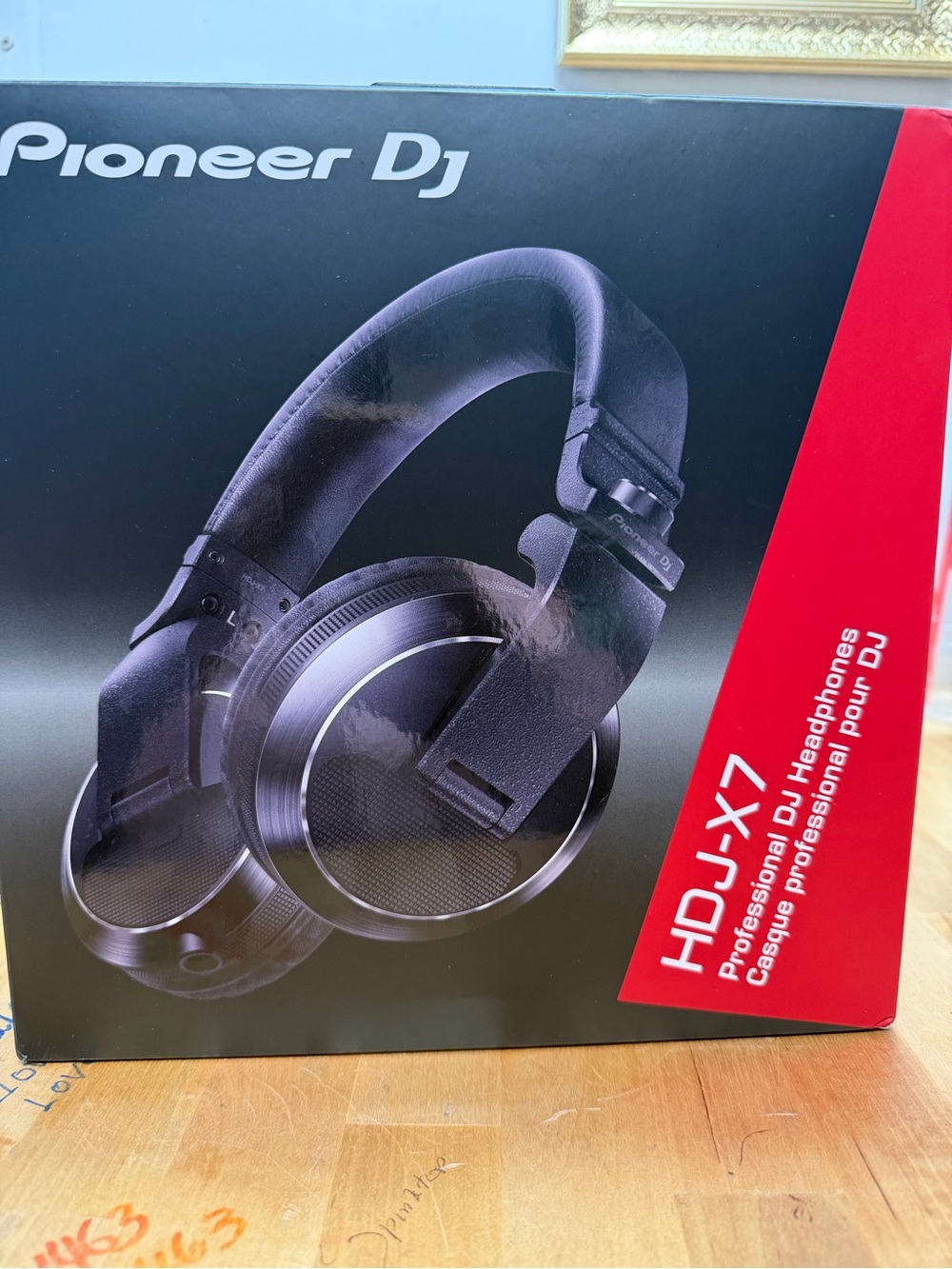 PIONEER DJ HDJ-X7 Over-Ear DJ Headphones Box - Black
